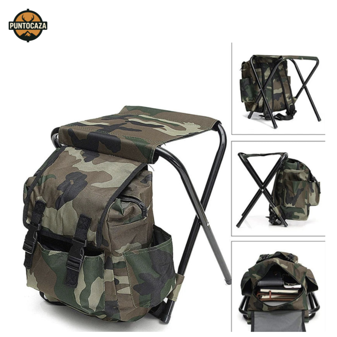 Mochila Silla de Caza Plegable