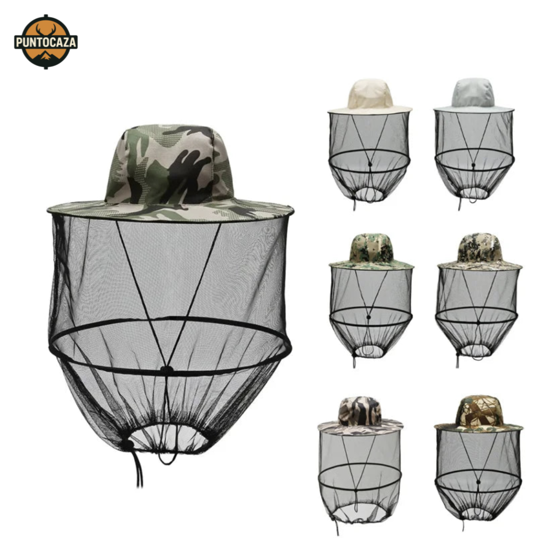 Sombrero con Malla Antimosquitos