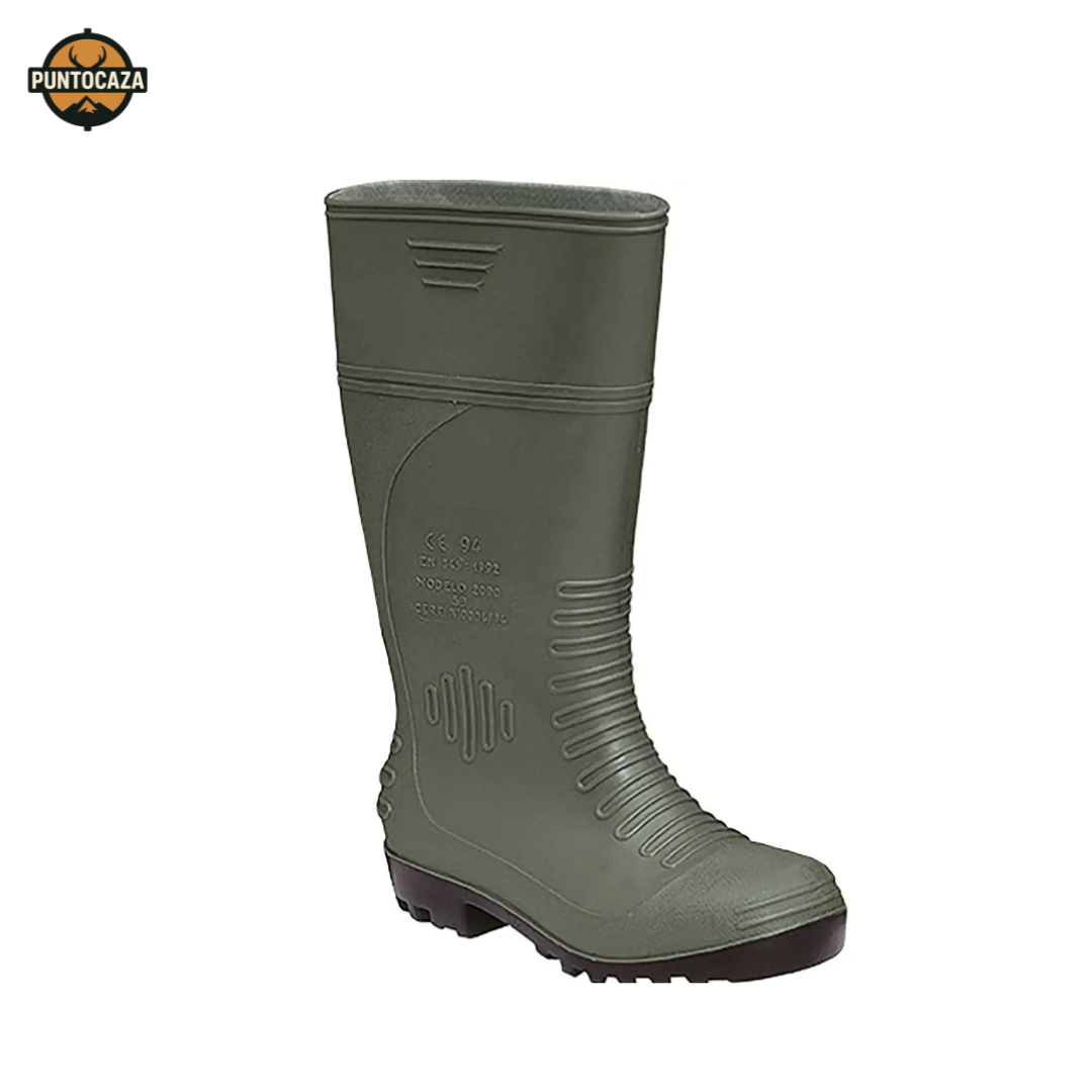 Botas de Agua Altas para Caza y Trabajo – Verdes, Impermeables