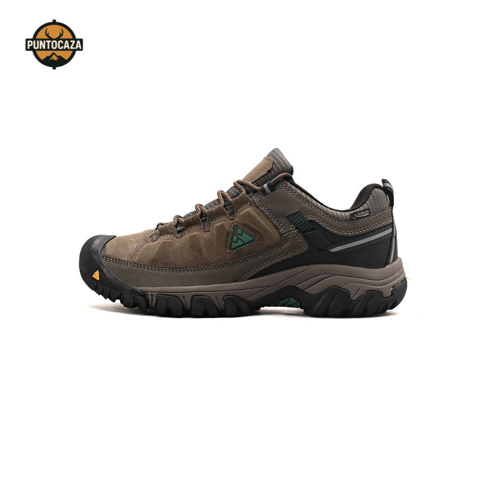 Zapatillas de montaña impermeables para caza y trekking – Suela antideslizante y refuerzo de puntera