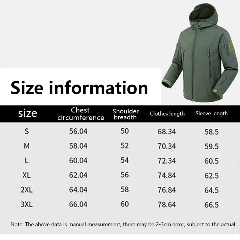 Chaqueta Softshell Impermeable – Cortavientos, Térmica y Multiusos (4 colores)