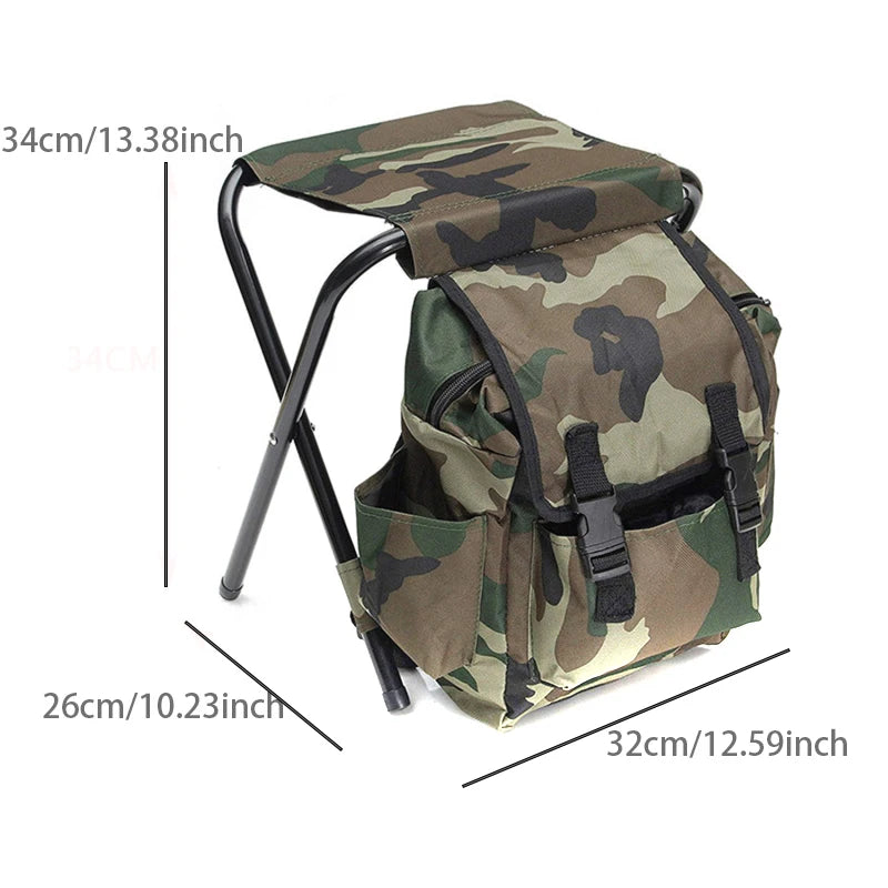 Mochila Silla de Caza Plegable