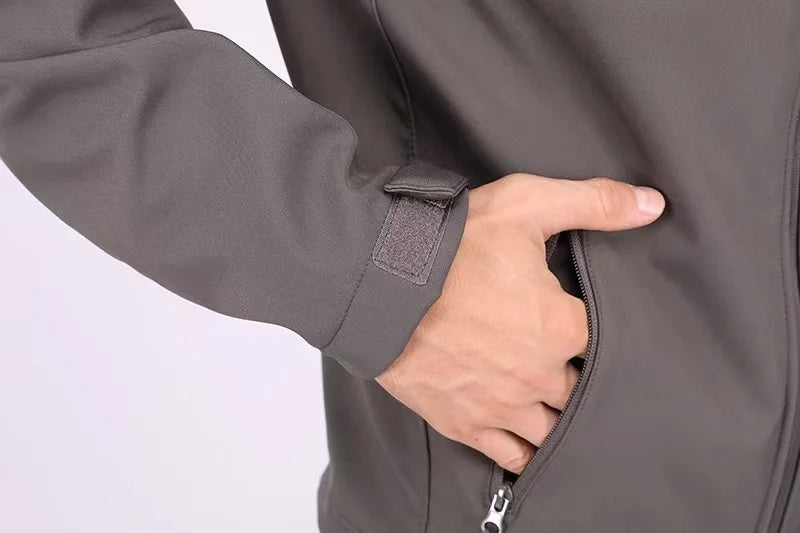 Chaqueta Softshell Impermeable – Cortavientos, Térmica y Multiusos (4 colores)