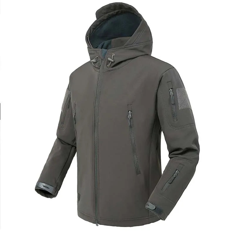 Chaqueta Softshell Impermeable – Cortavientos, Térmica y Multiusos (4 colores)