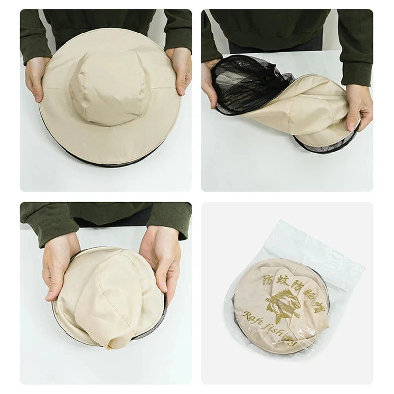 Sombrero con Malla Antimosquitos