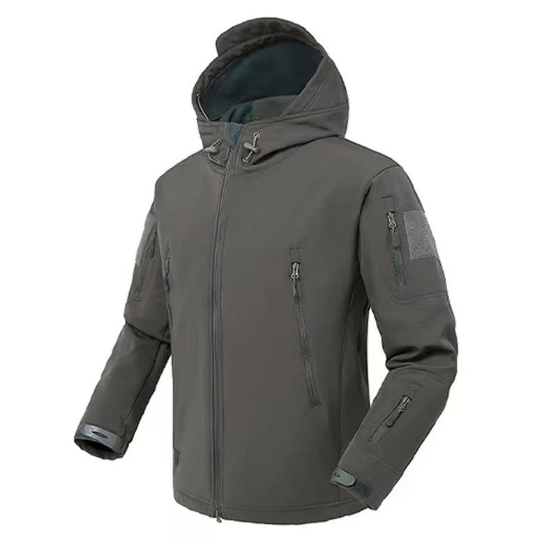 Chaqueta Softshell Impermeable – Cortavientos, Térmica y Multiusos (4 colores)