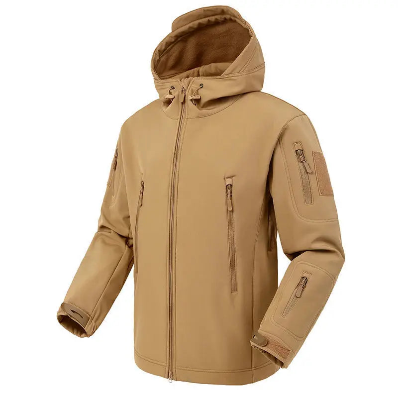 Chaqueta Softshell Impermeable – Cortavientos, Térmica y Multiusos (4 colores)