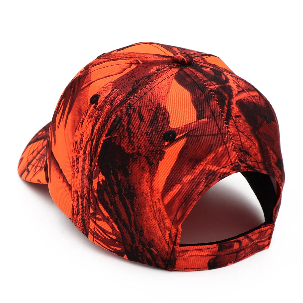 Gorra naranja alta visibilidad-Ajustable