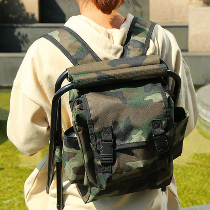 Mochila Silla de Caza Plegable