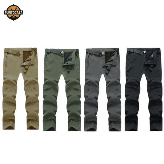 Pantalón montaña Softshell– Impermeable, Cálido y Resistente para Otoño e Invierno