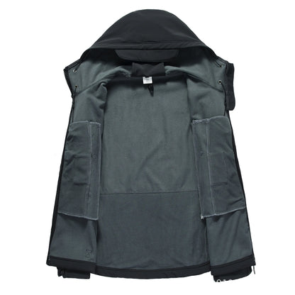 Chaqueta Softshell Impermeable – Cortavientos, Térmica y Multiusos (4 colores)