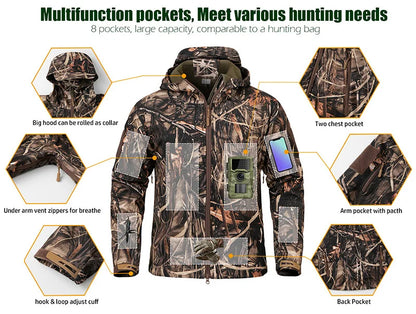 Chaqueta Montaña Impermeable – Silenciosa, Térmica y Resistente