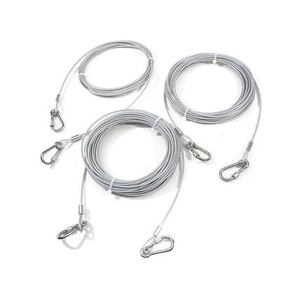 Correa de acero galvanizado para perros – ultra resistente, de 2 m a 15 m
