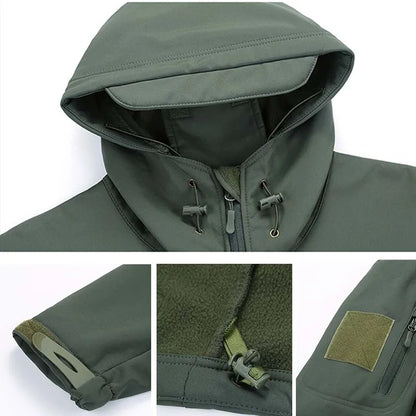 Chaqueta Softshell Impermeable – Cortavientos, Térmica y Multiusos (4 colores)