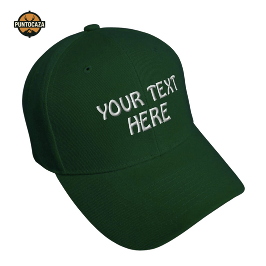 Gorra con bordado personalizado